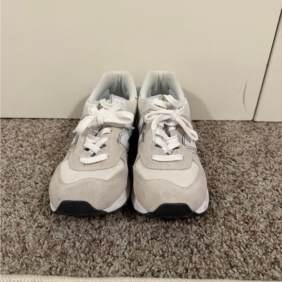 New Balance Shoes - New Balance Classic 574 in White and Gray